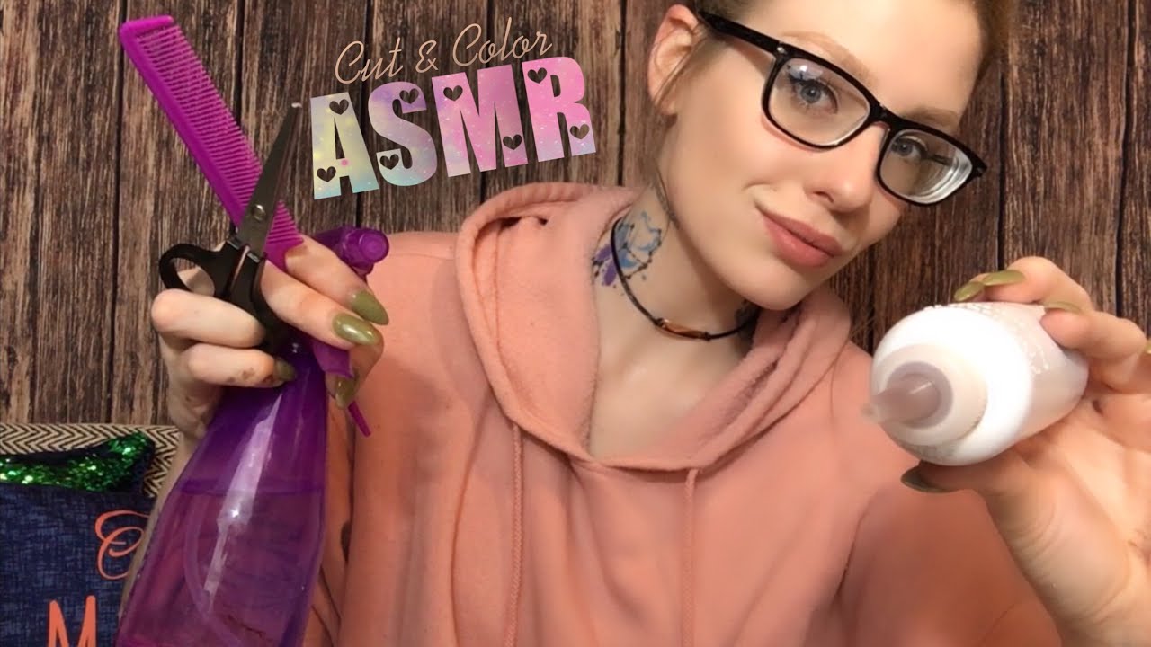 Asmr Haircut And Color Youtube