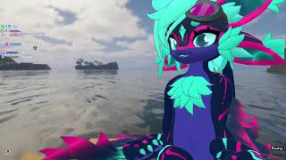 Minecraft SMP livestream with custom furry model