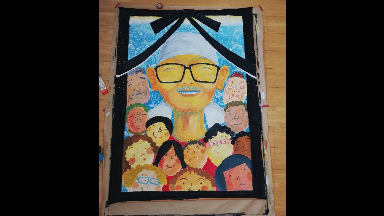 かけこみ亭ぼけまるさんの生前葬の遺影イラストを描きました Youtube かけこみ亭ぼけまるさんの生前葬の遺影イラストを描きました Youtube