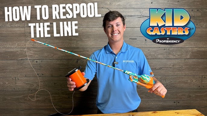 Kid Caster Blippi Tangle-Free Rod and Reel Combo with Glasses