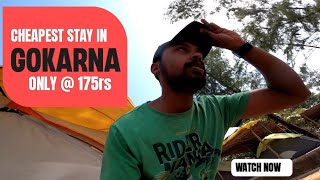 Ep 2 - A DAY IN GOKARNA | cheapest stay in Gokarna @ 175rs  |Trippr Gokarna Beach Hostel | #ombeach