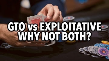 Run It Once Training: GTO vs EXPLOITATIVE Play - Why Not Both?