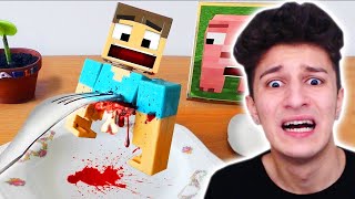 ÖĞLE YEMEĞİNDE MİNECRAFT YİYEN ADAM 😱