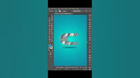 🚀 Adobe Illustrator 3D Text Tutorial | Modern Design for Beginners #shorts