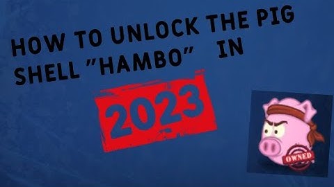 How to get the pig "Hambo" shell in 2023 | BEO2