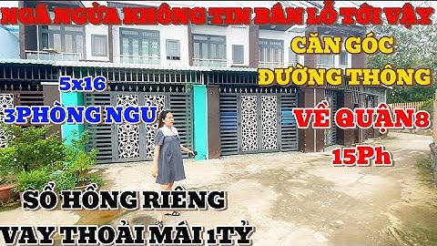 Giật Mình _Chị5 Bán Nhà (5x16) Căn Gốc 2 Mặt Tiền Lỗ Vài Trăm Triệu QL50 | nhà giá rẻ bình chánh |