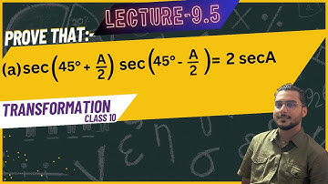 Lecture 9.5//Transformation//short questionTrigonometry//class 10// O.Math