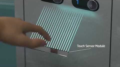 In Motions contact-less lift button