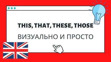 This, that, these, those - визуально за 1 минуту
