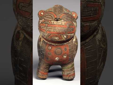 Smiling cat from ancient Paracas culture in #peru #arthistory #southamerica