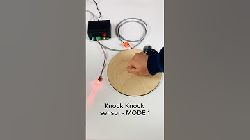 Knock Knock sensor -MODE 1 #escaperoompuzzle #plug #knockknocksensor #asmr #escaperoomsupplier