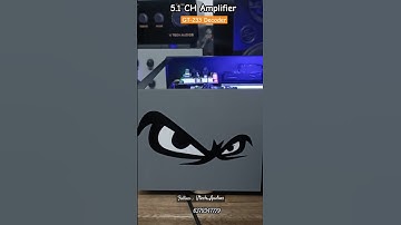 5.1 CH Audio Amplifier /GT-233 Mini Decoder /HDMI (Arc)/Optical Support #amplifiers #dolbysurround