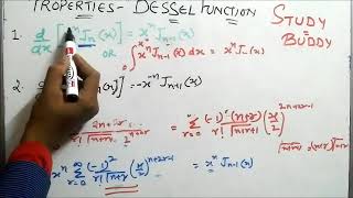 Properties - Bessel Function (with proof)