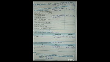 Experiment No.20 (Mixture no 1) 12th Long practical #youtubeshorts #chemistry