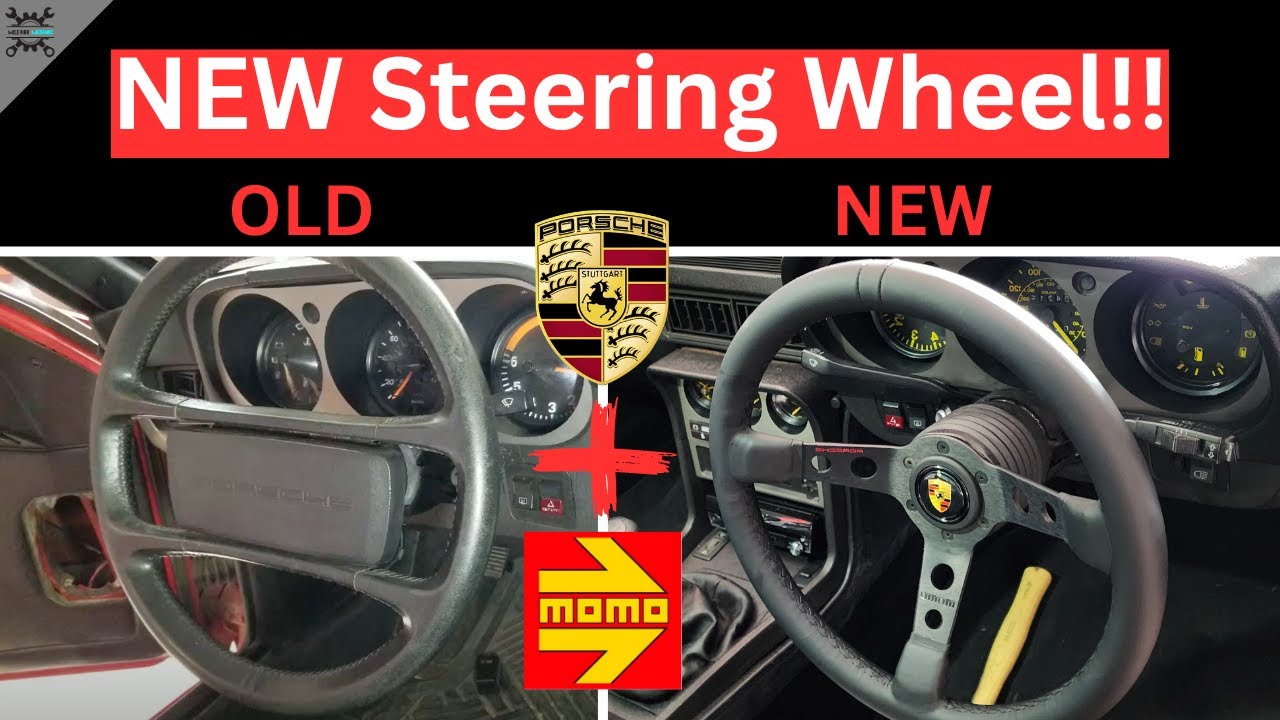 New Porsche 944 Steering Wheel | How to Install a MOMO Wheel 944