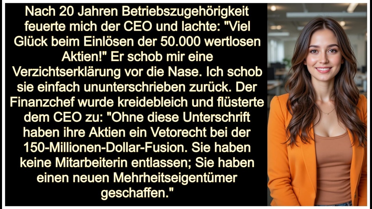 Meine „wertlosen“ Aktien? Sie haben den CEO gerade seine 150-Millionen-Dollar-Fusion gekostet
