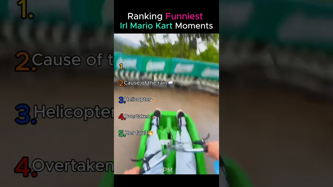 Ranking Funniest Irl Mario Kart Moments 🚗