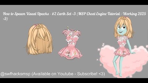How To Spawn Visual Dpacks - #2 Earth Set ♥ (MSP Cheat Engine Tutorial - Working 2025 ♥)
