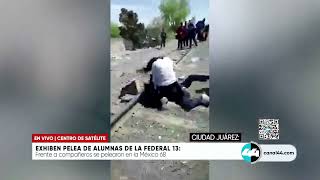 Captan pelea de jovencitas de secundaria; genera indignación en redes