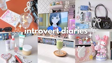 aesthetic days as an introvert🍓slice of life, what