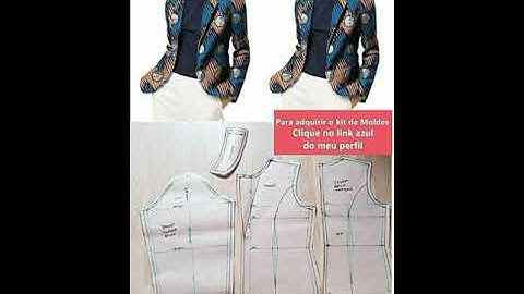 How to draft a notched collar jacket pattern #jacket #pattern#dresspattern