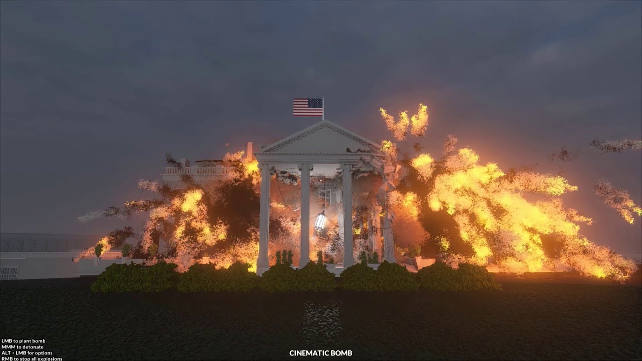 WHITEHOUSE CINEMATIC DESTRUCTION - teardown gameplay