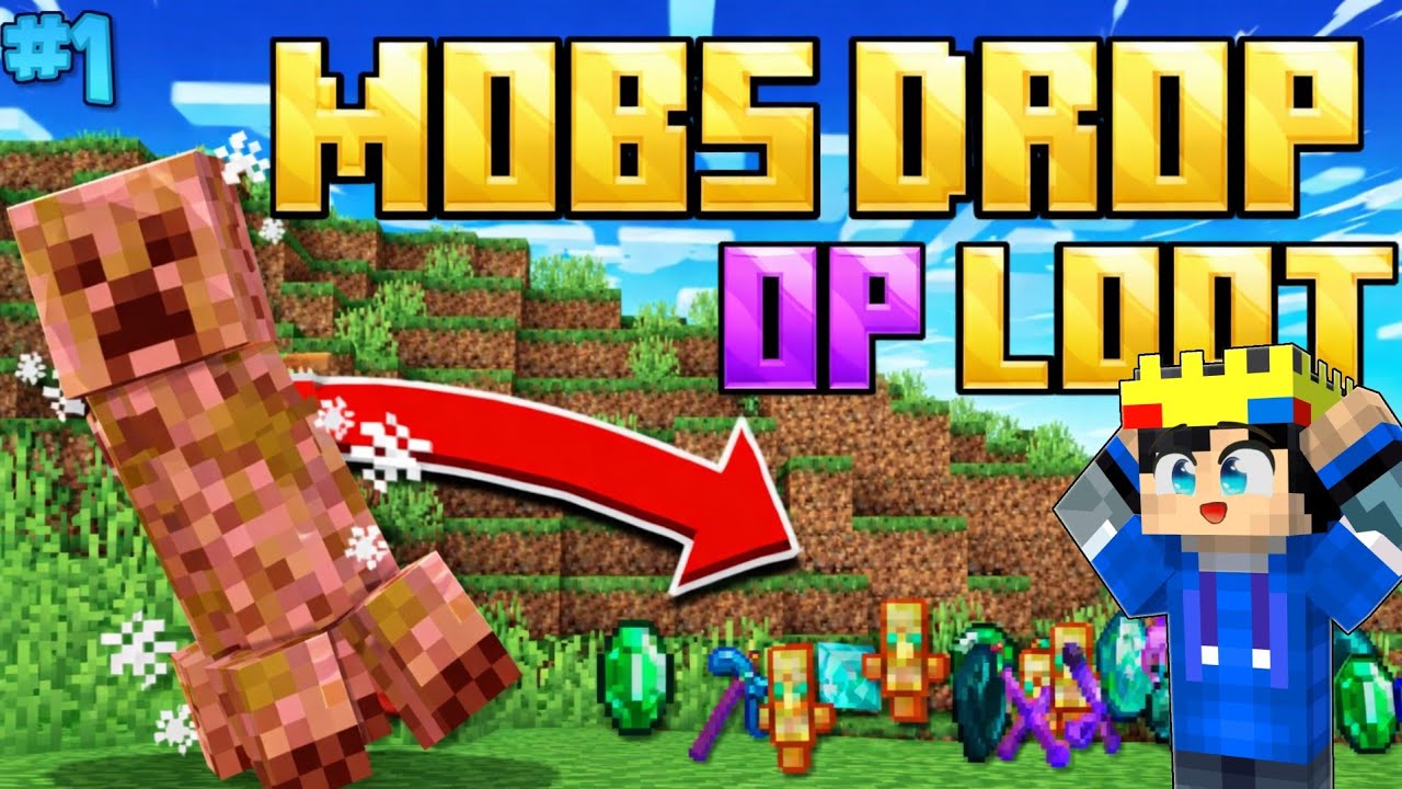 Minecraft, But Every Mob Drops OP Items! | - YouTube