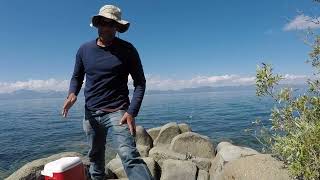 Decent Summertime Fishing from the Lake Tahoe Shore (NV)