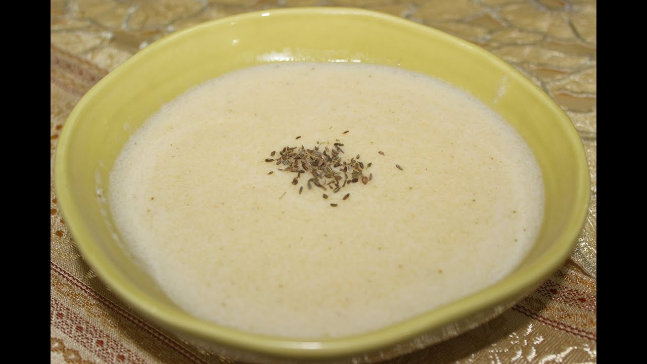 Semoule au lait à l'anis --- شوربة السميدة بالنافع البسيطة واللذيذة
