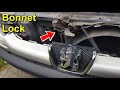 Bonnet Lock - Removal and Refitting - Peugeot 206