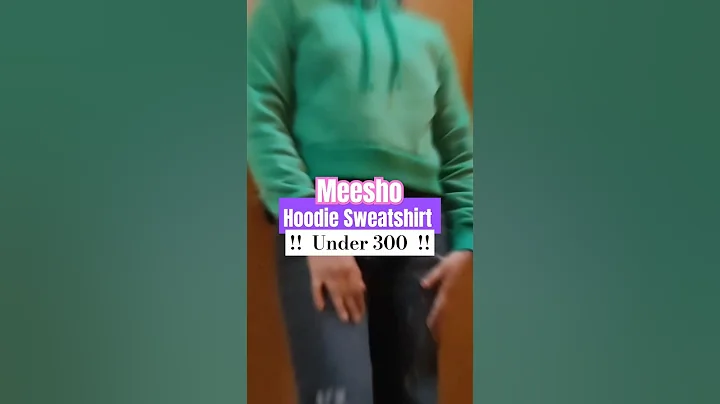 Meesho Hoodie Sweatshirt #hoodie  #meeshohaul #shorts #meesho #hoodie #sweatshirt #viral #fyp