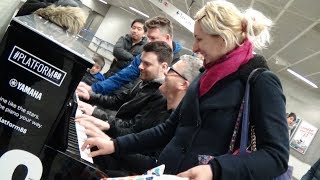 Four Random Strangers Jam On A Public Piano chords sheet