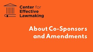 About Co-Sponsors and Amendments with the LES