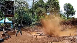 Dopper! Ada yang berani dihujani tembakan AK47??? #dopper #komando #training #ujinyali #perang