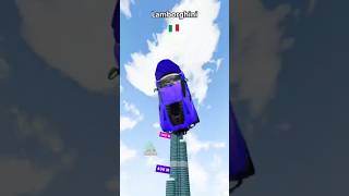 Car Jump 😂💥 | BeamNG Crazy Moment #shorts