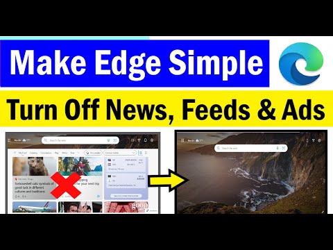 How to Remove Quick Links and News Feed in Microsoft Edge | how to disable news feed in edge