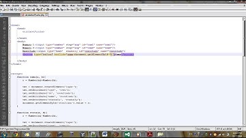 Calculadora simple con javascript y html