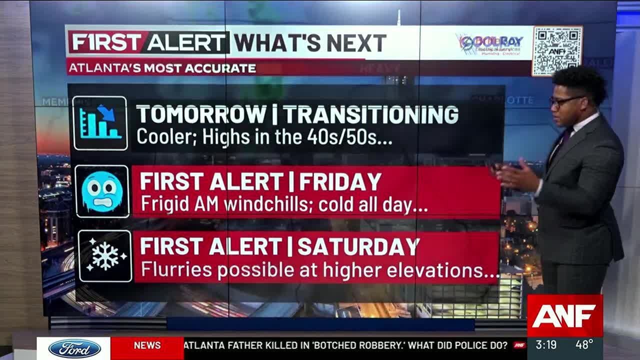First Alert | Colder Temperatures Dominate End of Week Forecast - YouTube