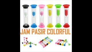 Jam Pasir Colorful 6 PCS - A35