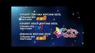 Promo Bintang Kecil di TV1 dan TV2