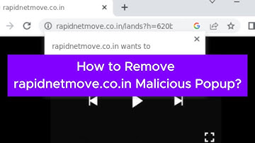 Remove rapidnetmove.co.in Malicious Popups | Stop rapidnetmove.co.in Spam Ads