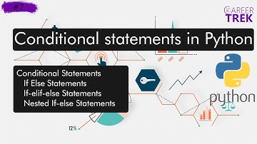 7 - Conditional Statements in python | Python Series | Data Science | Career trek