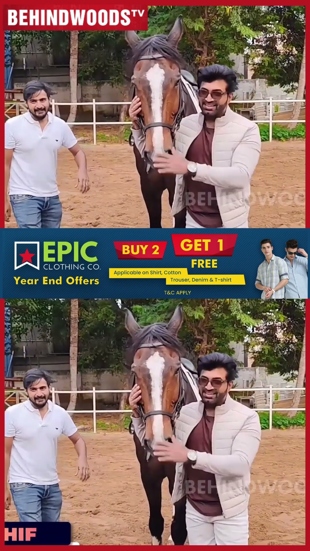 குதிரைல ராஜா மாதிரி கம்பீரமா உட்கார்ந்த Arun Vijay ?
