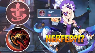 WHY RUBY DOESN'T DESERVE THE NERF!!😔BEST RUBY BUILD AND ROTATION 2024