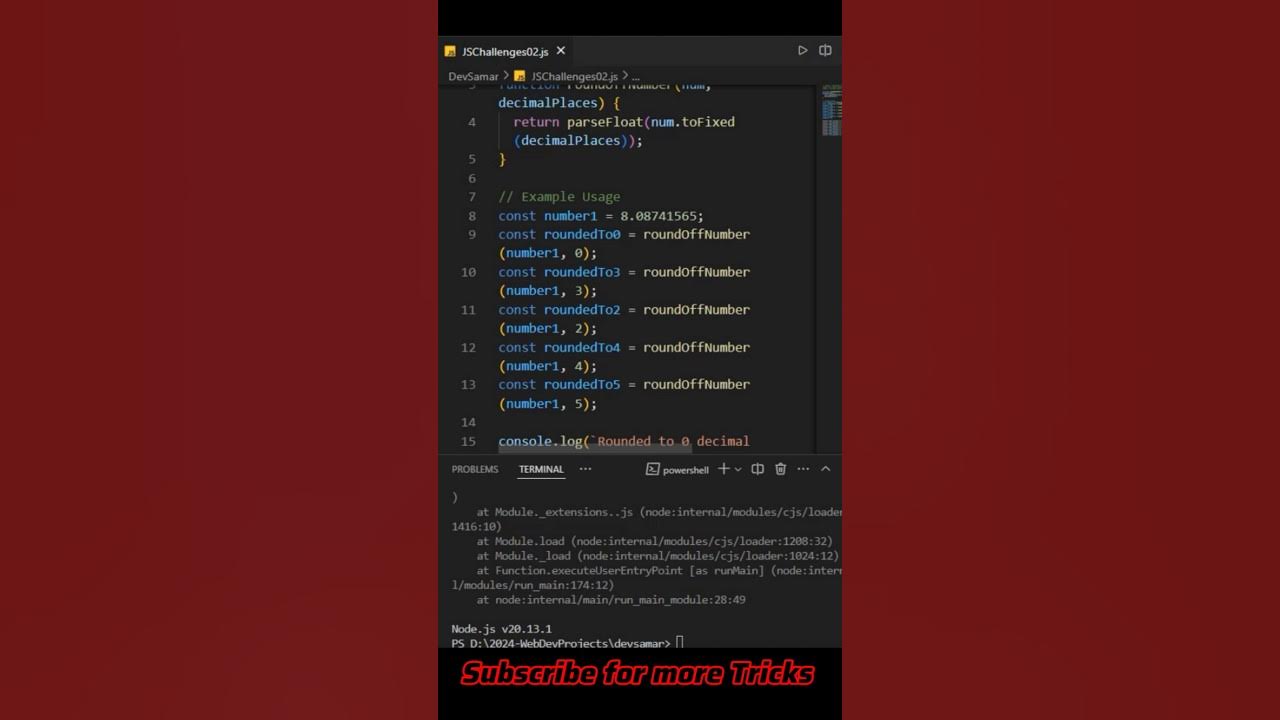 Create a JavaScript function given to a specified number of decimal ...