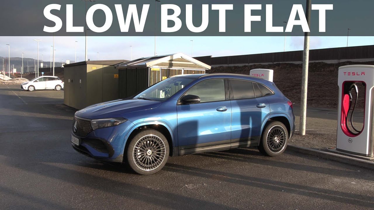 Mercedes EQA 250+ charging test