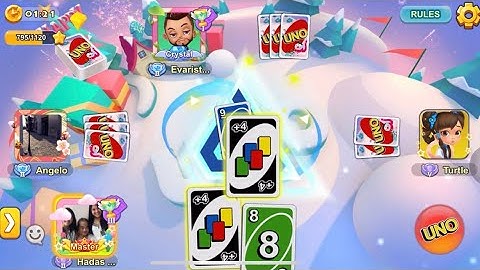 Incredible lose in the last few seconds of Facebook Uno Card Game ( Ranked mode - Go Wild x 80 )