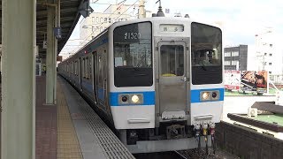 【4K】JR長崎本線　普通列車415系電車　ﾐﾌFM1520編成　佐賀駅発車