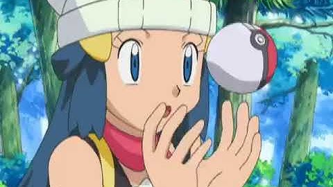 Dawn tries to catch Pikachu | Pokemon