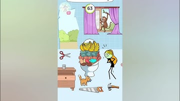 Brain Tricky Puzzle Level 45 |Unlock The Toilet For The Girls| Walkthrough Solution